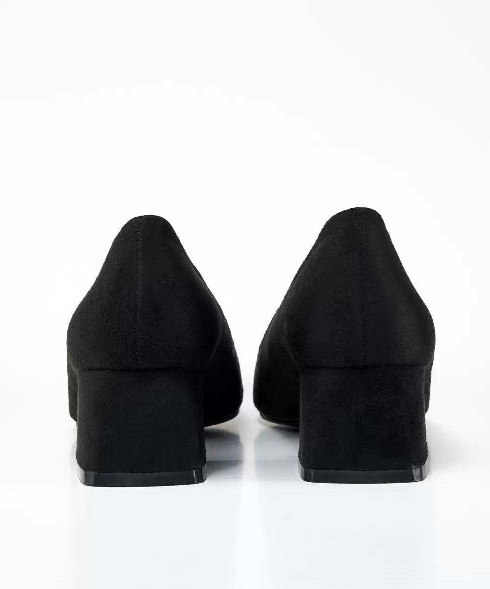 Mujer Marypaz Zapatos De Tacón Zapato Salón Tacón Bloque Efecto Negros - 2