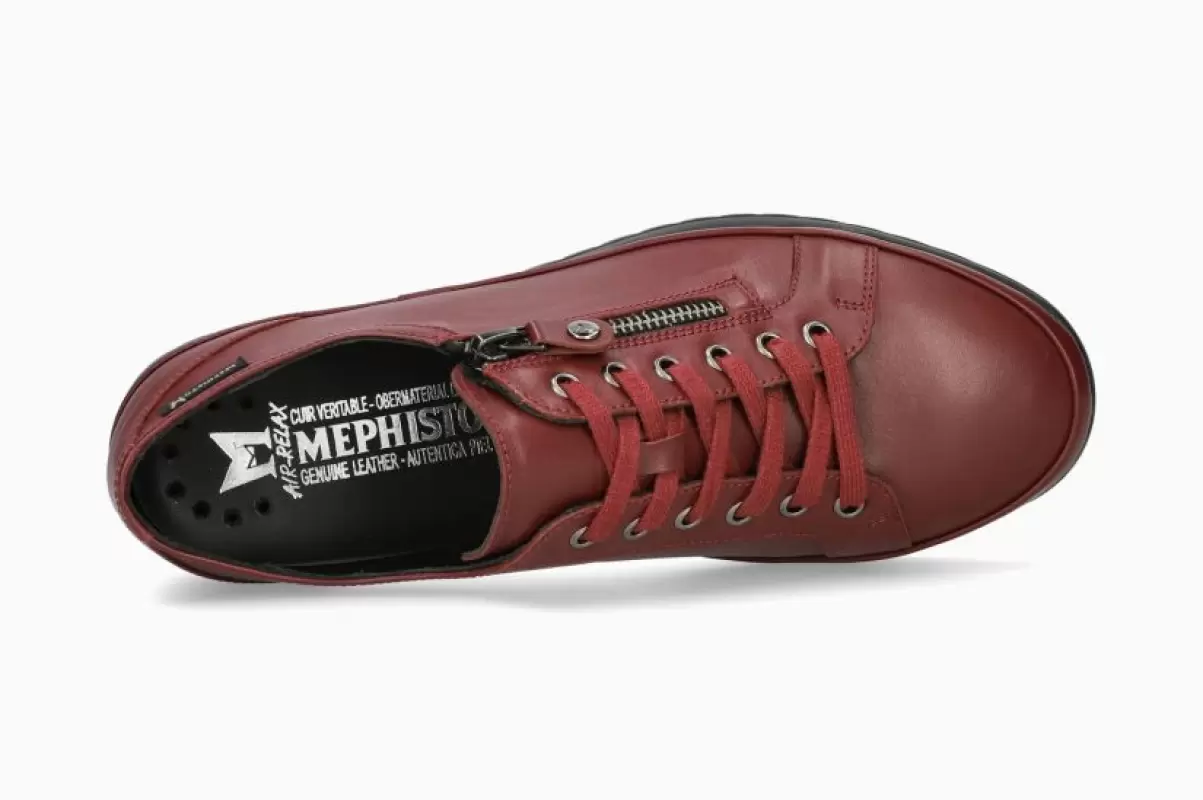 Rojo Granate Personalización Zapatos Mephisto June Mujer - 1