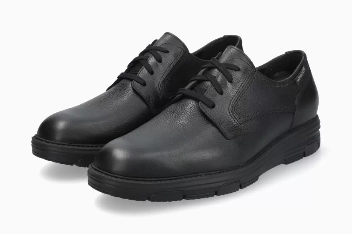Mephisto Hombre Negro Cedrik Zapatos Servicio - 2